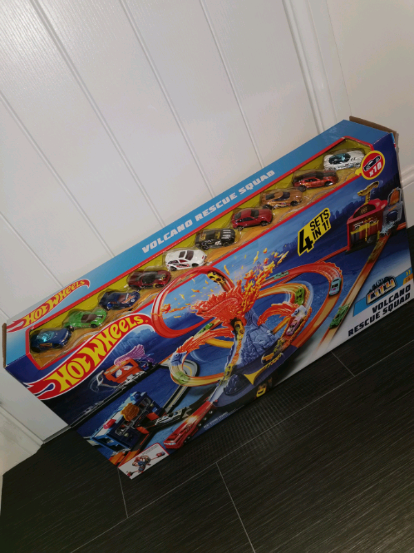 hot wheels volcano rescue squad